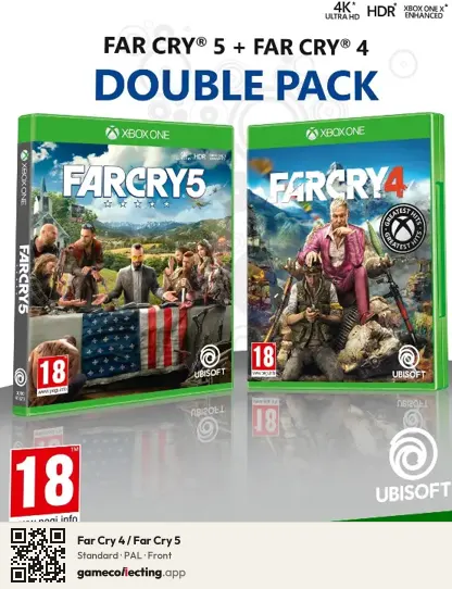 Far Cry 4 / Far Cry 5 Xbox One, PAL box front