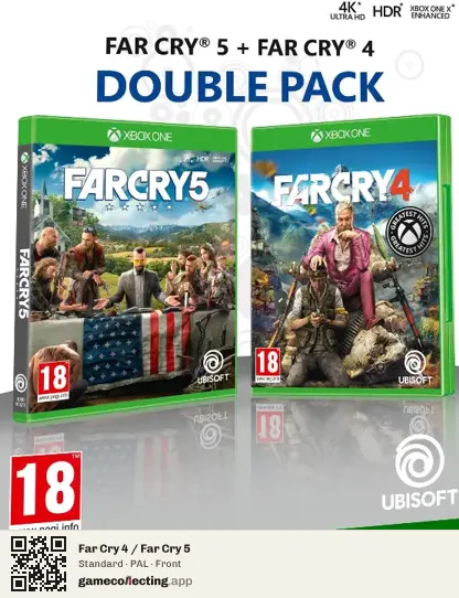 Far Cry 4 / Far Cry 5 Xbox One, PAL box front