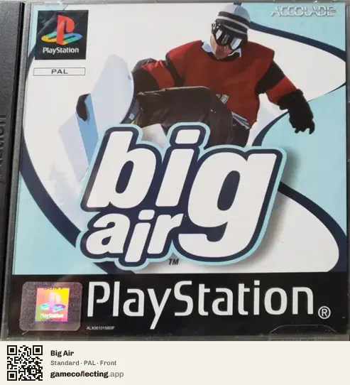 Big Air PlayStation, PAL box front