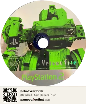 Robot Warlords PlayStation 2, Asia disc