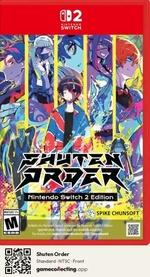 Shuten Order Nintendo Switch 2, NTSC box front
