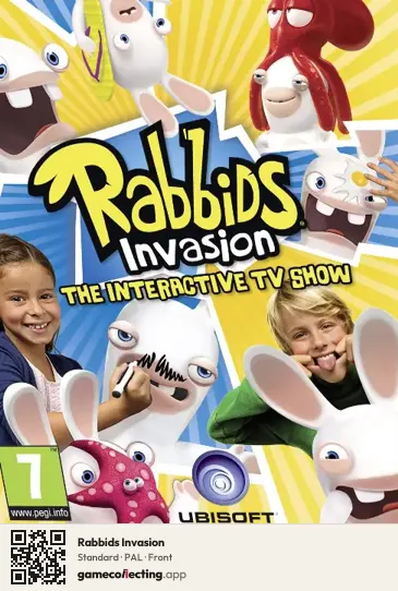 Rabbids Invasion Xbox One, PAL box front