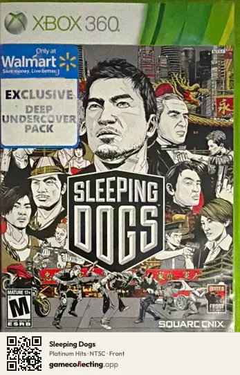 Sleeping Dogs Xbox 360, NTSC box front