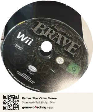Brave: The Video Game Nintendo Wii, PAL disc