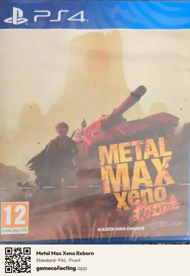 Metal Max Xeno Reborn PlayStation 4, PAL box front