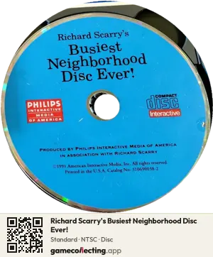 Richard Scarry's Busiest Neighborhood Disc Ever! Philips CD-i, NTSC disc