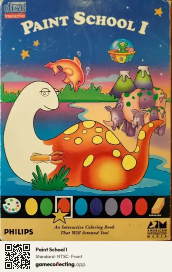 Paint School I Philips CD-i, NTSC box front