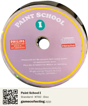 Paint School I Philips CD-i, NTSC disc