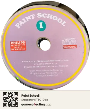 Paint School I Philips CD-i, NTSC disc