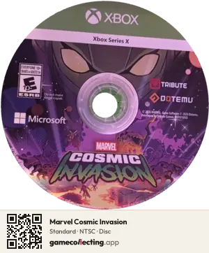 Marvel Cosmic Invasion Xbox Series X, NTSC disc