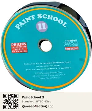 Paint School II Philips CD-i, NTSC disc