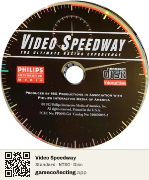 Video Speedway Philips CD-i, NTSC disc