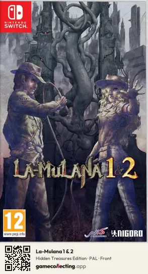 La-Mulana 1 & 2 Nintendo Switch, PAL box front