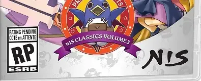 Prinny Presents NIS Classics Volume 3, the ESRB box on its front