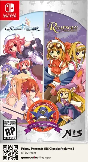 Prinny Presents NIS Classics Volume 3 Nintendo Switch, NTSC box front