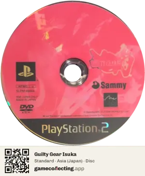 Guilty Gear Isuka PlayStation 2, Asia disc