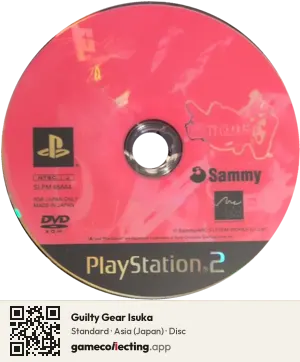 Guilty Gear Isuka PlayStation 2, Asia disc