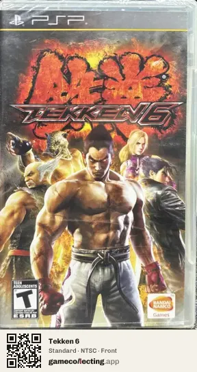 Tekken 6 PlayStation Portable, NTSC box front