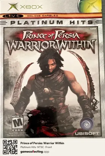 Prince of Persia: Warrior Within Xbox, NTSC box front