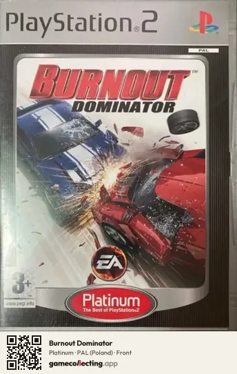 Burnout Dominator PlayStation 2, Poland box front