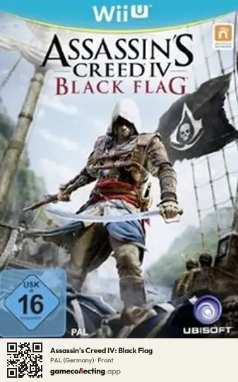 Assassin's Creed IV: Black Flag Nintendo Wii U, Germany box front