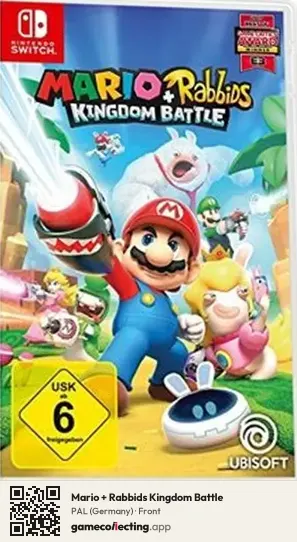 Mario + Rabbids Kingdom Battle Nintendo Switch, Germany box front