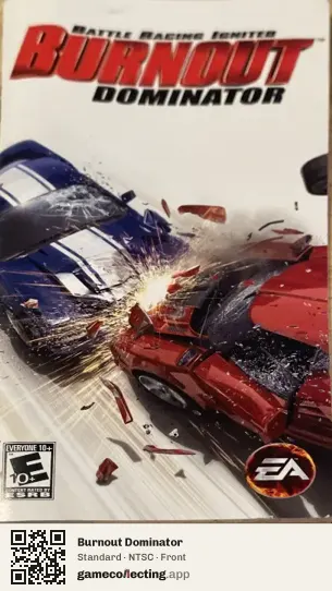 Burnout Dominator PlayStation Portable, NTSC box front