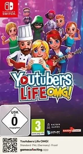 Youtubers Life OMG! Nintendo Switch, Germany box front