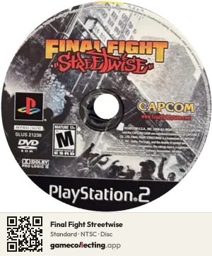 Final Fight Streetwise PlayStation 2, NTSC disc
