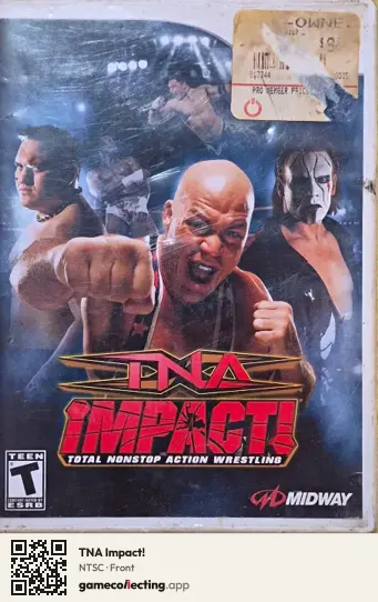 TNA Impact! Nintendo Wii, NTSC box front