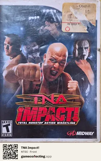 TNA Impact! Nintendo Wii, NTSC box front