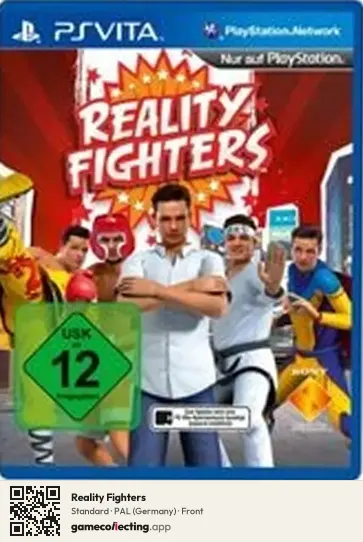 Reality Fighters PlayStation Vita, Germany box front