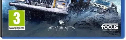 SnowRunner, the PEGI square on its front