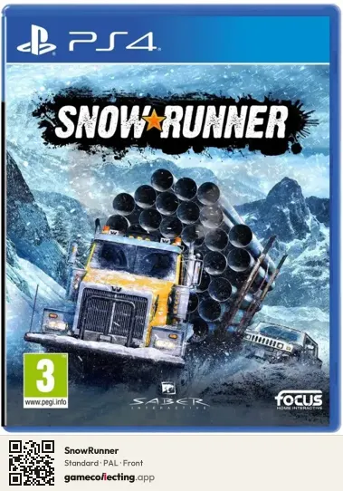 SnowRunner PlayStation 4, PAL box front