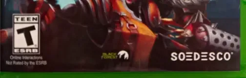 Rogue Stormers, the ESRB box on its front