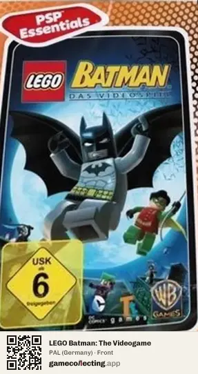 LEGO Batman: The Videogame PlayStation Portable, Germany box front