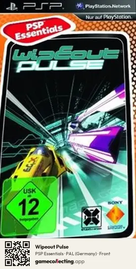 Wipeout Pulse PlayStation Portable, Germany box front