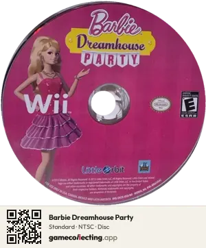 Barbie Dreamhouse Party Nintendo Wii, NTSC disc