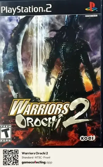 Warriors Orochi 2 PlayStation 2, NTSC box front