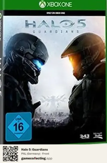 Halo 5: Guardians Xbox One, Germany box front