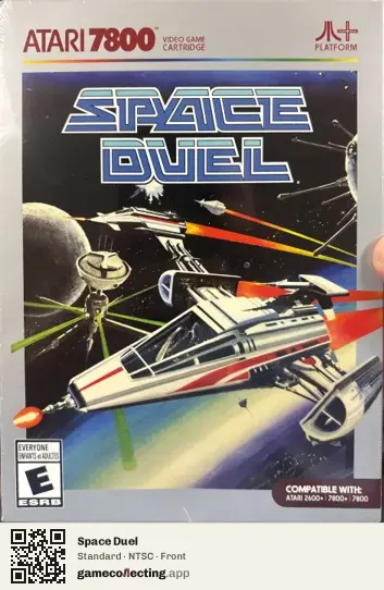 Space Duel Atari 7800, NTSC box front