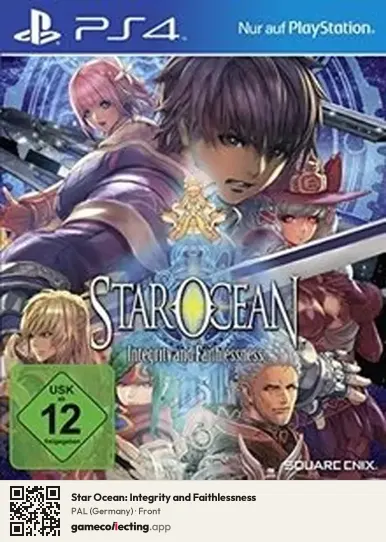 Star Ocean: Integrity and Faithlessness PlayStation 4, Germany box front