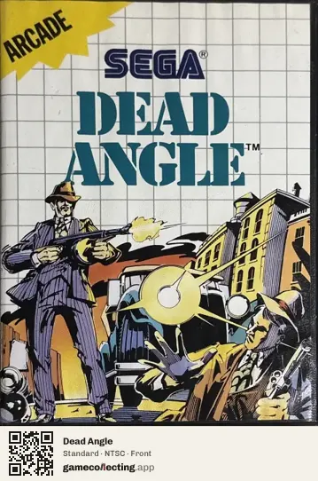 Dead Angle Sega Master System, NTSC box front
