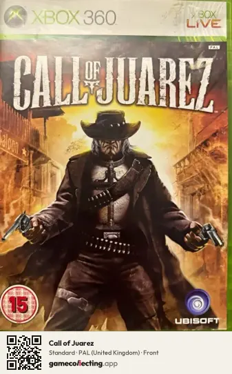 Call of Juarez Xbox 360, United Kingdom box front