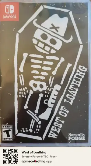 West of Loathing Nintendo Switch, NTSC box front