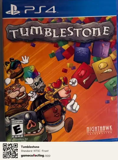 Tumblestone PlayStation 4, NTSC box front