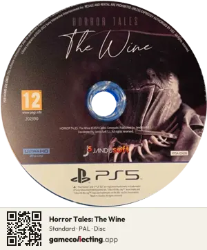 Horror Tales: The Wine PlayStation 5, PAL disc