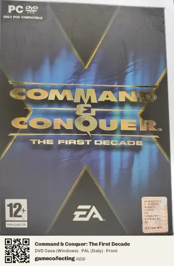 Command & Conquer: The First Decade Computer, Italy box front