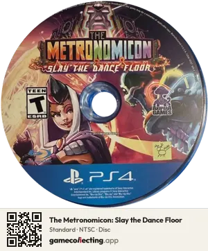 The Metronomicon: Slay the Dance Floor PlayStation 4, NTSC disc