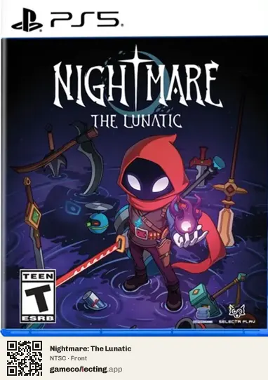 Nightmare: The Lunatic PlayStation 5, NTSC box front